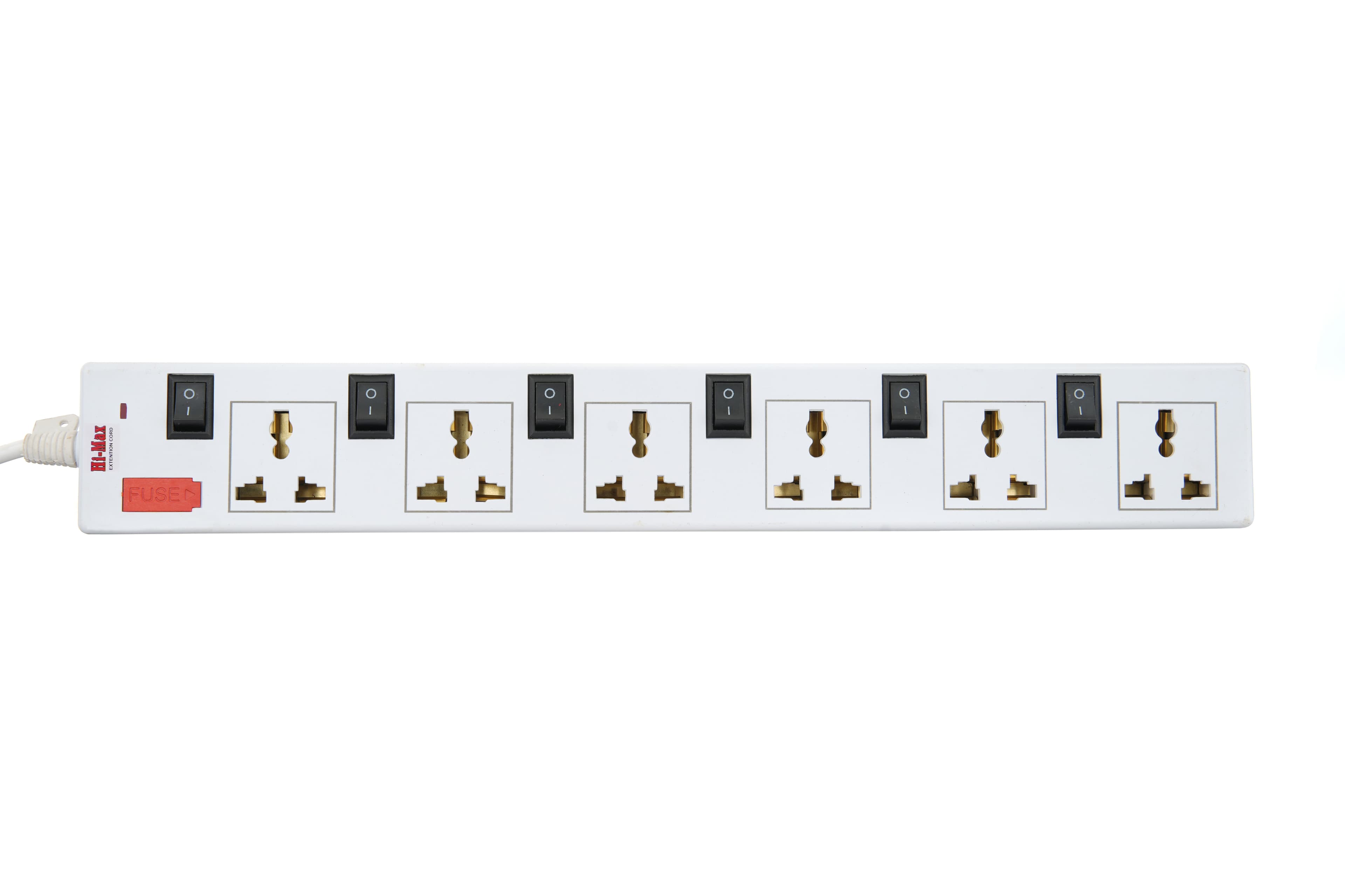 Himax Power Strip – 6 Socket view 2